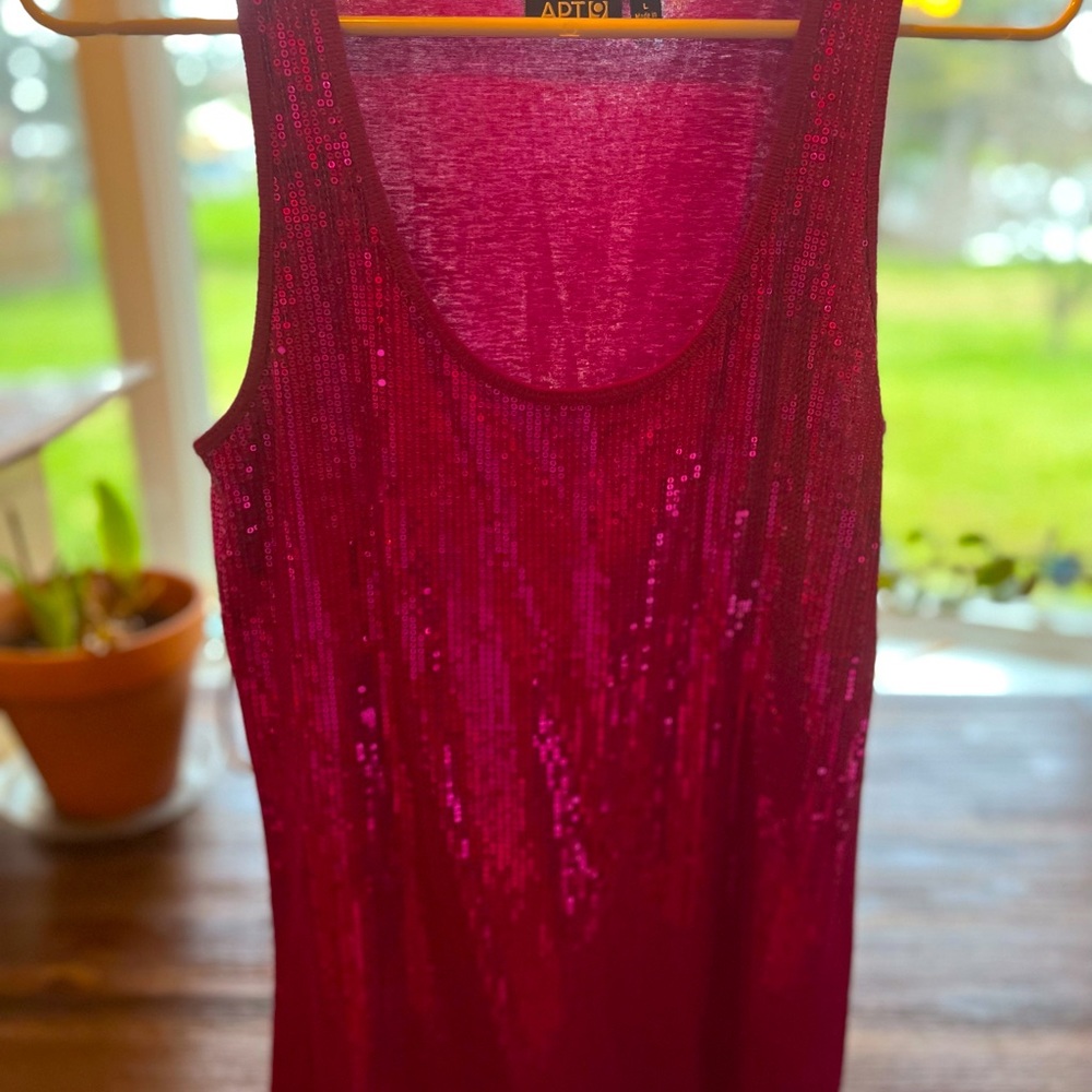 Sparkly Pink top worn once!